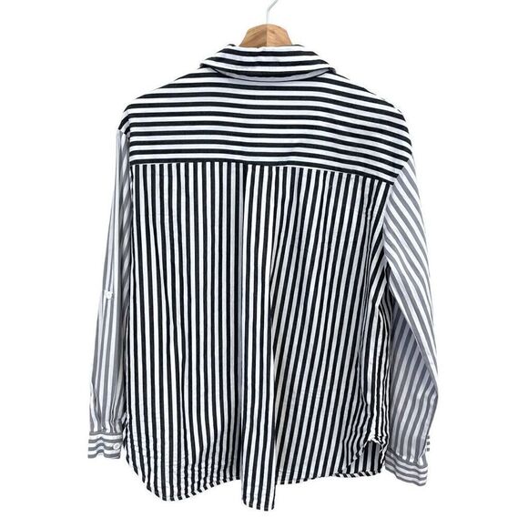 MIHOLL Strip Button Down 100% Cotton - Picture 4 of 5